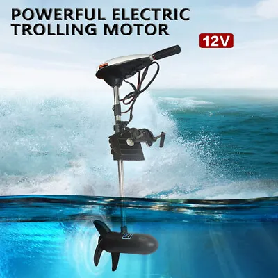 $174.30 • Buy Heavy Duty Electric Outboard Trolling Motor For Fisher Boat Kayak 65LBS 660W 12V