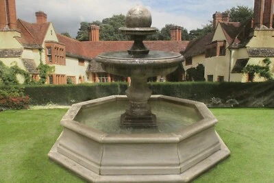 £3473.18 • Buy  Large Regis Ball  Fountain In Small Brecon Pool Surround Stone Water Feature