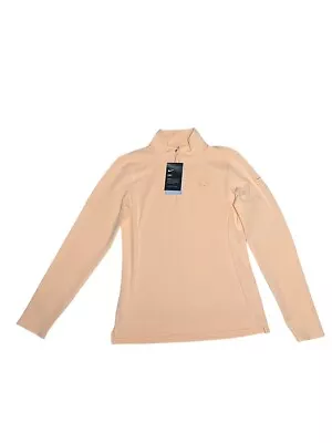 Nike Golf Women’s X-small Peach Quarter Zip Pullover Dri Fit Golf Work Out New. • $32