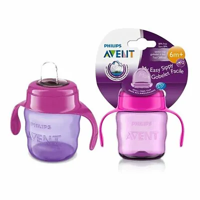 £28.73 • Buy Philips Avent Silicone Rubber Classic Soft Spout Cup, (Pink/Purple) 200 ML 1 Pc