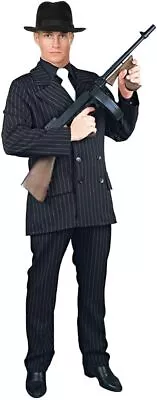 Gangster Suit 20's Pimp Pinstripe Mob Dress Up Halloween Adult Costume 2 COLORS • $60.95