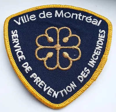 Montreal Fire Prevention Patch Prévention Des Incendies Montréal Firefighting • $7.23