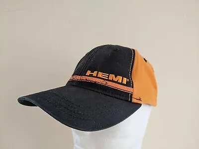 Hat / Cap Trucker - Mopar Hunters Black W/ Orange Dodge HEMI Emblem Adjustable • $23.99