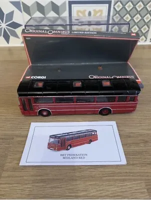 Corgi 40201 Leyland Leopard Birmingham Midland Motor Die Cast Bus • $7.45