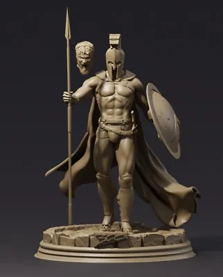 £19 • Buy Roman Spartan 300  Miniature Figure Model Kit Unpainted Unassembled 70mm Scale