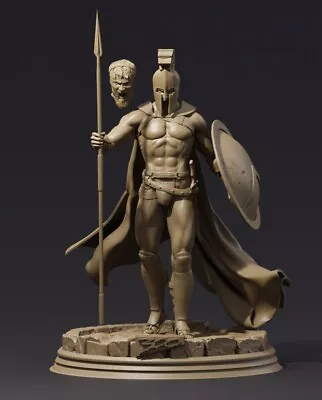 £19 • Buy Roman Spartan 300  Miniature Figure Model Kit Unpainted Unassembled 70mm Scale