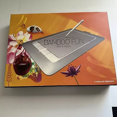 Wacom Bamboo Fun CTH-661 Drawing Graphics Tablet W/ Stylus Pen & CD Software • $39