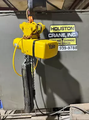 Yale 1/2 Ton Electric Chain Hoist Model: KEL1/2-101430S1 10 FT Lift 230/460V • $1200