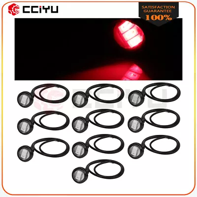 10x Red EE-Epistar-5730-3SMD Eagle Eye Grille Tail Signal Fog Led Light 12V • $12.69