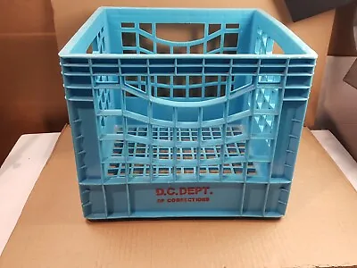 D.C.Dept. Of Corrections Regular Size Milk Crate Belleview Inc. Hollis NH. • $75