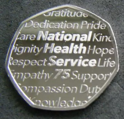 £10.99 • Buy 2023 NHS 75th ANNIVERSARY 50p FIFTY PENCE COIN BRILLIANT UNCIRCULATED - IN STOCK