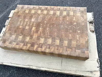 £750 • Buy End Grain Oak Stave Butchers Chopping Board Kitchen Island Table Top Worktop
