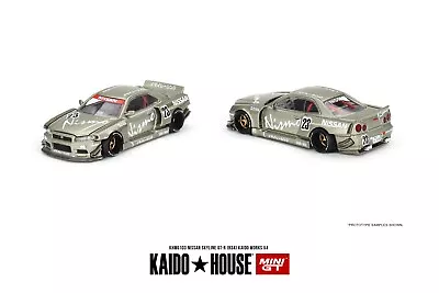 Kaido House X Mini GT 1:64 Nissan Skyline GT-R (R34) Kaido Works V4 KHMG103 • $24.99