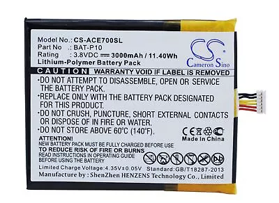 BAT-P10  KT.00106.001 Battery For Acer Liquid E700  Liquid E700 Triple  E39  New • $17