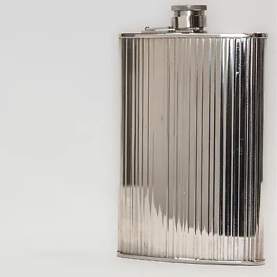 Vintage Hip Flask | AHS Germany | Mid Century Modern Design | 8 Oz. • $66.30