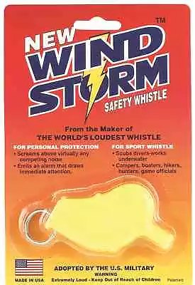 WINDSTORM Safety Whistle YELLOW • $8.99