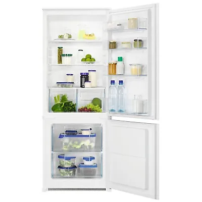 Zanussi 212 Litre 70/30 Integrated Tall  Fridge Freezer -  White ZNLN14ES • £617.95