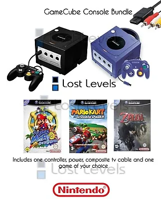 Nintendo Gamecube Console + Game - Choose - Mario Sunshine / Mario Kart / Zelda • £119.97