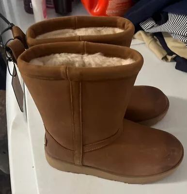 Ugg Women’s Size 6 Chestnut Waterproof Leather Boot Vibrant/Arctic Grip *NWT* • $74.99