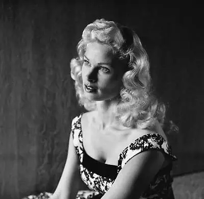 $9 • Buy Actress Irish Mccalla Poses At Home In LA 1956 OLD PHOTO 39