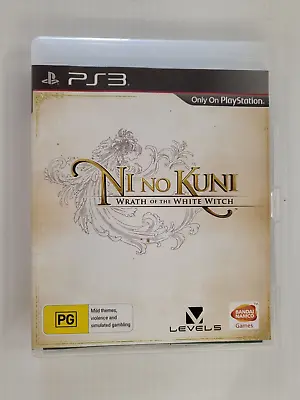 Ni No Kuni: Wrath Of The White Witch + Manual - PS3 - Tested & Working • $12.95