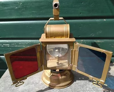 Vintage Brass Paraffin Lamp French Railway • $163.18