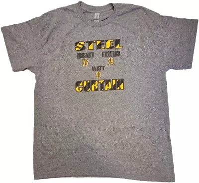 Steel Curtain Large Pittsburgh Steelers T Shirt • $16