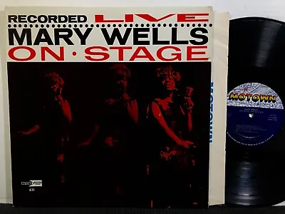 MARY WELLS Recorded Live On Stage LP MOTOWN MT 611 MONO DG 1964 Soul • $75