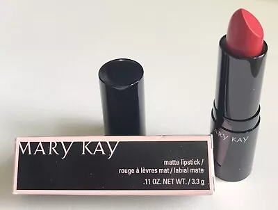 New In Box Mary Kay Matte Lipstick Red Roma #136540 Full Size • $8.95