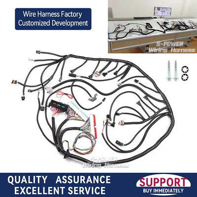 Standalone Engine Wiring Harness 4.8 5.3 6.0 For LS1 Engine W/4L60E DBC 1997-06 • $63