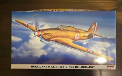 Hasegawa 1/48th Hawker Hurricane Mk I/II Trop 'Croix De Lorraine' (#09562) - OOP • £5.50