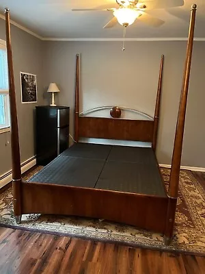 Ethan Allen Radius Maple Queen Size Bed-frame • $950