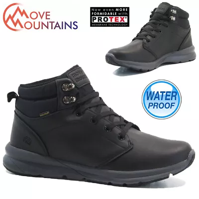 £24.95 • Buy Mens Walking Boots Hiking Waterproof Military Combat Work Ankle Trail Shoes Size