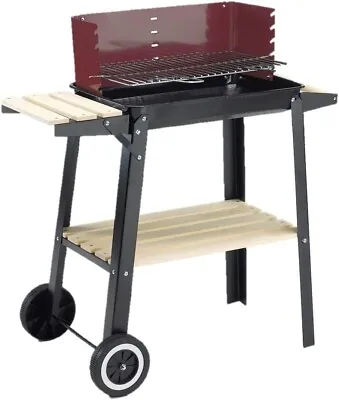 £45 • Buy Landmann Grill Chef Charcoal Wagon Barbecue With Shelf & Wheels Original Box