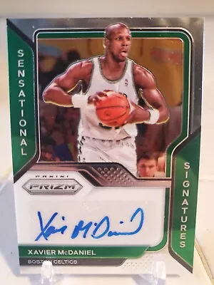 2021 Prizm Seattle Sonics Signatures Xavier McDaniel #SS-XAV Auto Card SP HTF • $19.99