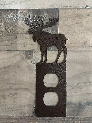 Moose Metal Outlet Cover Wildlife Cabin Lodge Rustic Metal Art • $13.95