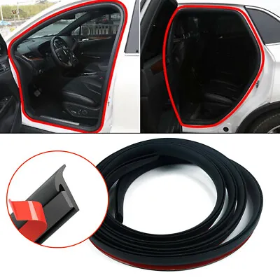$15.75 • Buy 5M T-Shape Rubber Universal Car Door Sealing Strip Hood Trunk  Edge Weatherstrip