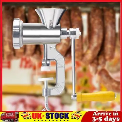 Multifunctional Handheld Making Mincer Hand Crank Sausage Maker Kitchen Supplies • £13.99