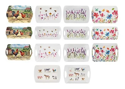 Coffee Tea Serving Tray Farm Hen Bee Sheep Countrylife Lavender Tradition S/M/L • £8.49