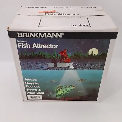 Vintage Brinkmann Q-Beam Fish Attractor Floating 12 Volt Fishing Light • $19.99