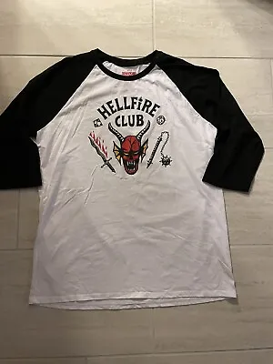 $19.99 • Buy Stranger Things Hellfire Club Premium Cotton Long Sleeve Tee Size 2X