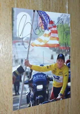 LANCE ARMSTRONG (USA) #2 TOUR DE FRANCE LEGEND - 6x4 SIGNED PHOTOGRAPH (PRINT) • £2.27