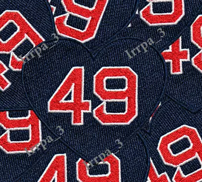 Tim Wakefield #49 Memorial Patch Boston Red Sox Baseball Jersey Patch #49 Patch • $15.95