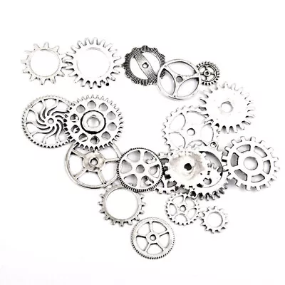 20PCS Antique Gears Pendant Steampunk Charms Jewelry Findings Pendant DIY • $8.07