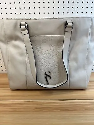 Simply Vera Wang Country Beige Lavey Raddix Design Tote / Handbag New In Bag • $75