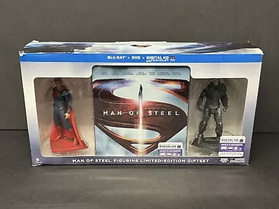 Man Of Steel Figurine Limited Edition Giftset BluRay + DVD Sealed Box Wear (B13) • $55