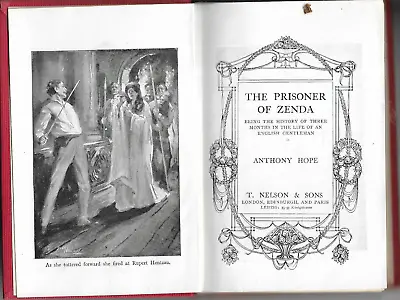 The Prisoner Of Zenda By Anthony Hope C1920/30s Hardback Book Vgc • £2.99