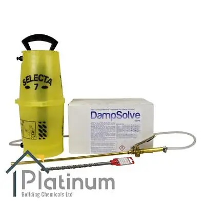 DAMPSOLVE Damp Proof Cream Kit (1 X 8L Kit) DPC Injection Rising Damp Treatment • £130.40