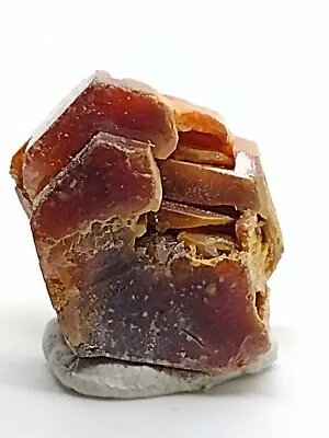 Skeletal Vanadinite Red And Gold Crystal Mineral Specimen Morocco #3 • $7