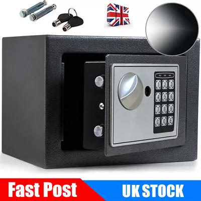 £22.97 • Buy Digital Safe Steel Electronic Code High Security Home Office Money Safety Black
